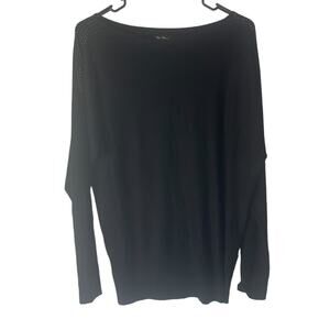 Vila Milano Women's Size XL Black Rhinestone Viscose Wool‎ Sweater